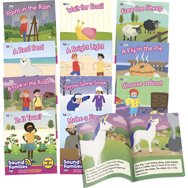 Decodable Readers Sound Families Long Vowel Fiction Phase 5.5