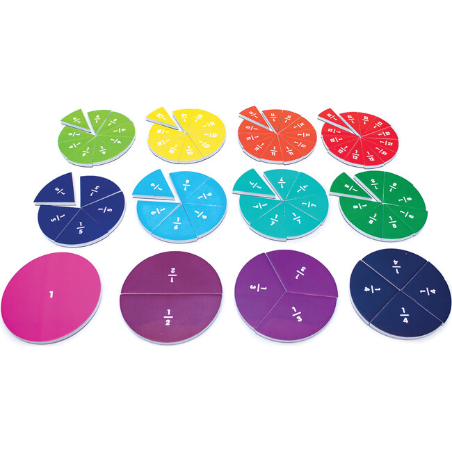 Fraction Segments - Magnetic Activities Learning Set - STEM Toys - 3