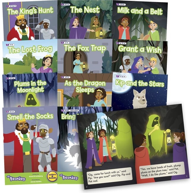 Beanstalk Books: The Beanies Hi-Lo Diversity Decodables - Phase 4 Set 2