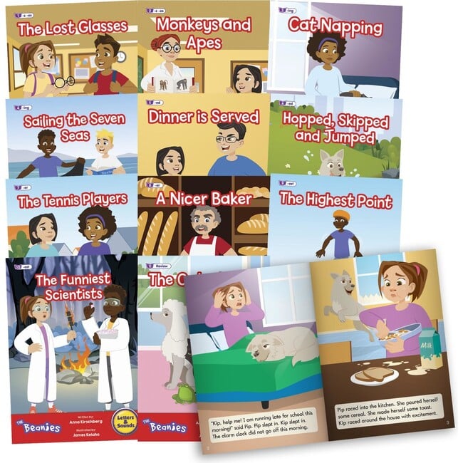 Beanstalk Books: The Beanies Hi-Lo Diversity Decodables - Phase 6 Set 2