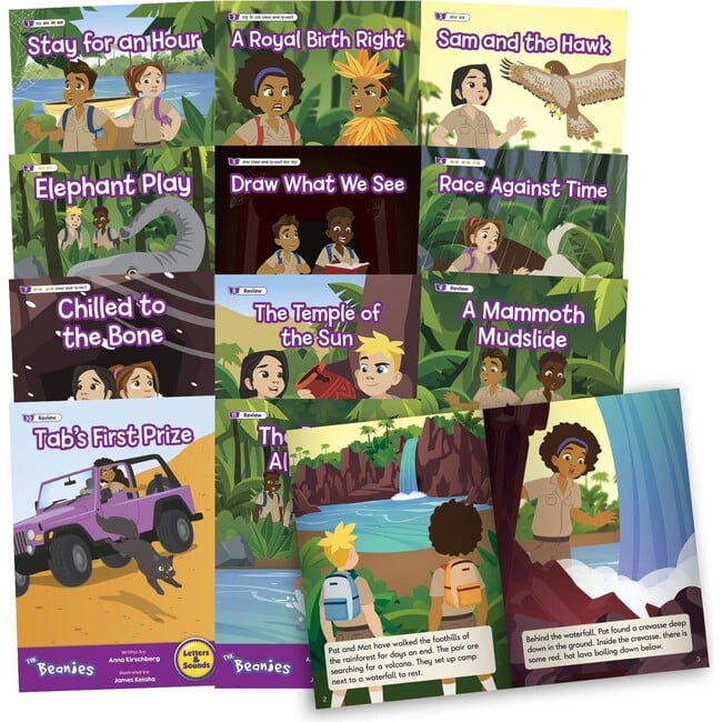 Beanstalk Books: The Beanies Hi-Lo Diversity Decodables - Phase 5 Set 2