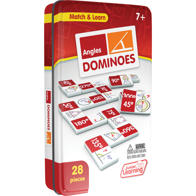 Angles Dominoes for Ages 7-9+ Grade 4 to Grade 5 Learning