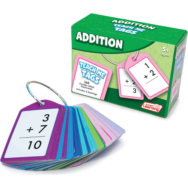 Addition Teach Me Tags for Ages 5+ Kindergarten Learning