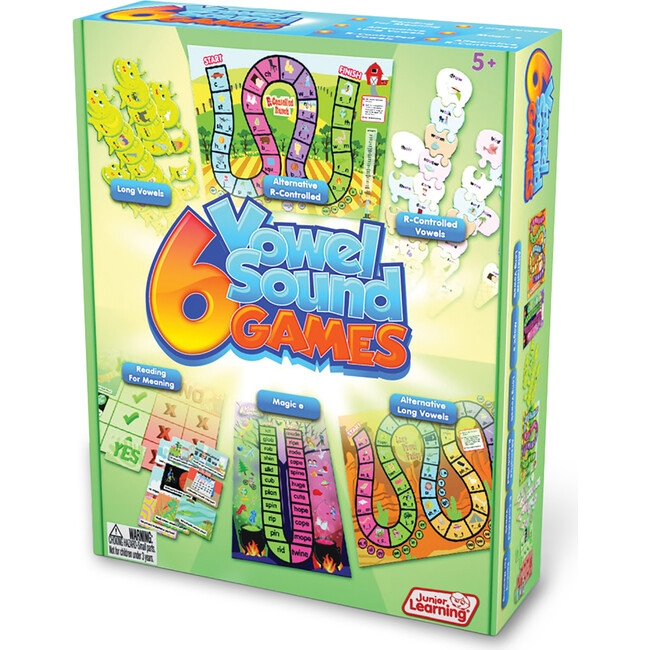 6 Vowel Sound Games Board Game