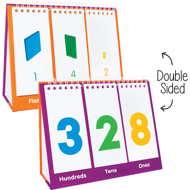 Base Ten Educational Flip Card Set - Educational Toys - 3