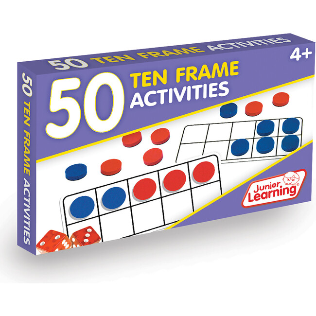 50 Ten Frame Activities for Ages 4-6+ Kindergarten Grade 1 Learning