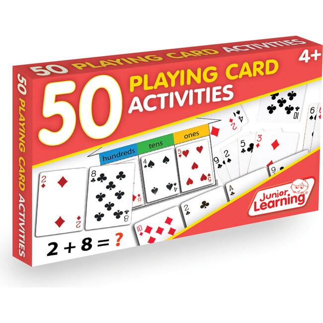 50 Playing Card Activities, Kindergarten Grade 2 Learning