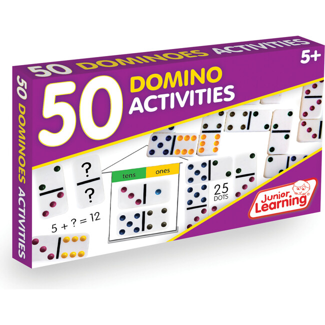 50 Domino Activities for Ages 5-6 Kindergarten Grade 2 Learning