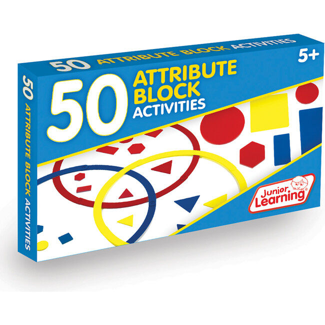 50 Attribute Block Activities, Kindergarten Grade 1 Learning