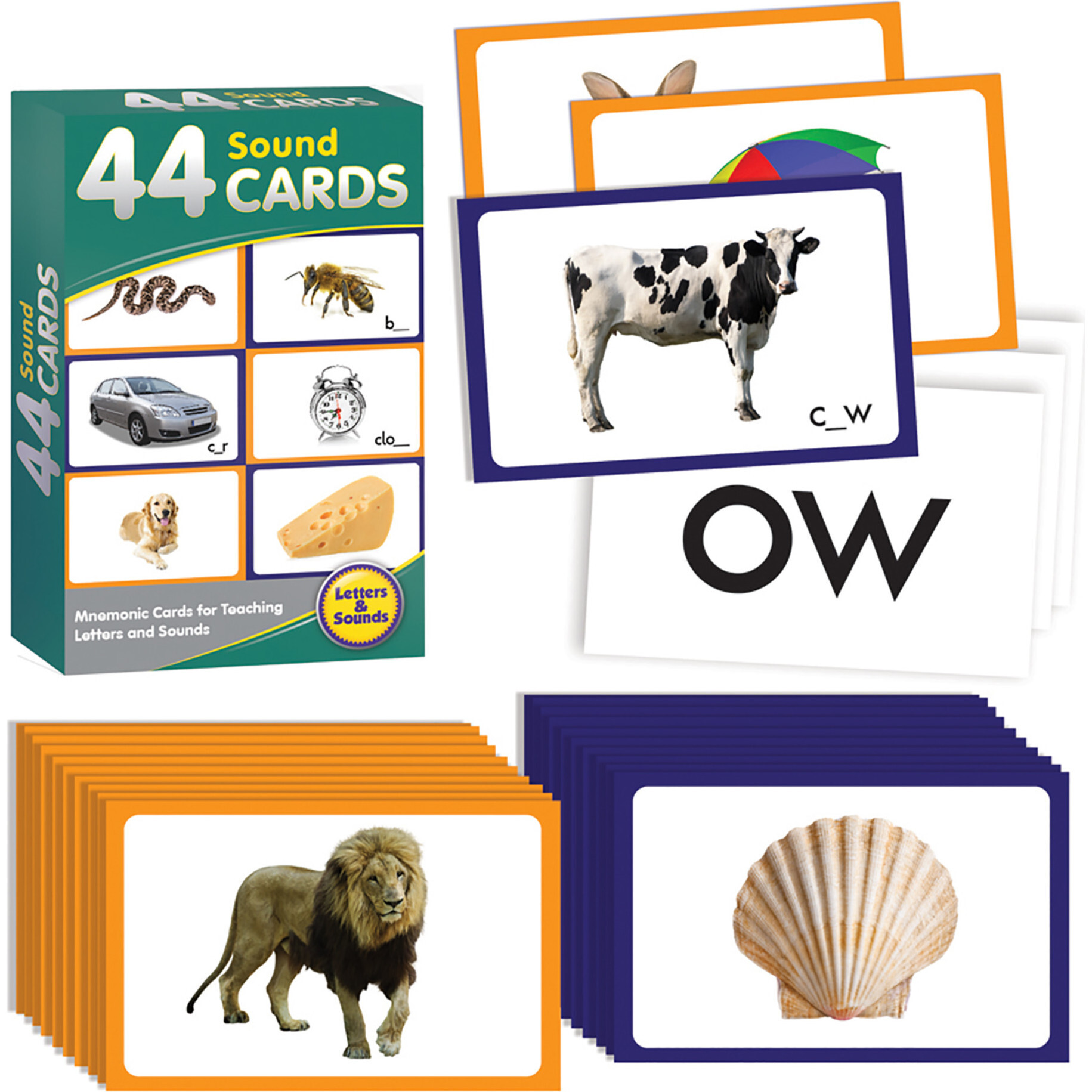 44 Sound Cards for Ages 5+ Kindergarten Learning - Classroom Resources - 1