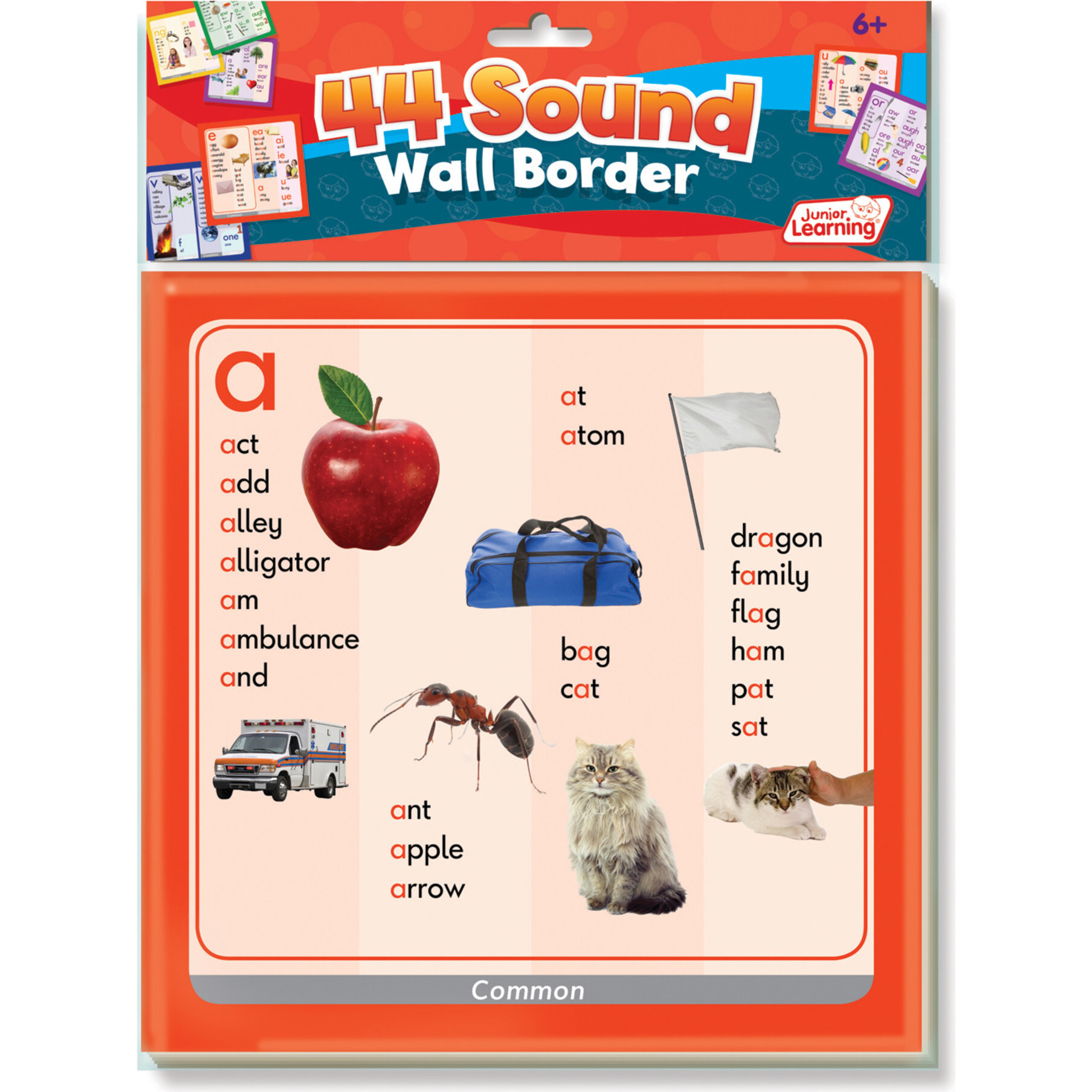 44 Sound Wall Border Decorative for Ages 6+ Grade 1 Learning - Classroom Resources - 1