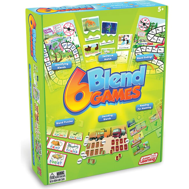 6 Blend Games Junior Learning Board Game - Educational Toys - 7