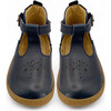 Lark Leather, Navy - T-Straps - 3