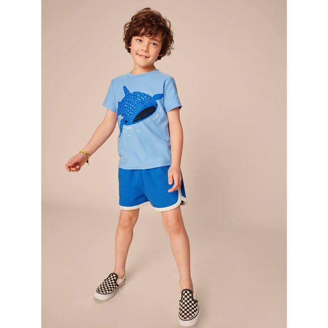 Tattle Whale Shark Tee, Blue Orchid - T-Shirts - 3