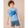 Tattle Whale Shark Tee, Blue Orchid - T-Shirts - 5