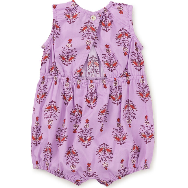 Baby Peek-A-Boo Back Sleeveless Romper, Kalavathi Blockprint - Rompers - 2