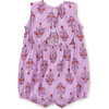 Baby Peek-A-Boo Back Sleeveless Romper, Kalavathi Blockprint - Rompers - 2