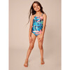 Cross Back Strap One-Piece Swimsuit, Turaco Palm - One Pieces - 3