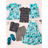 Baby Pocket Shortie Romper, Nile Crocodiles - Shorts - 2