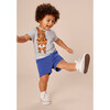Baby Tiger Turn Graphic Tee, Light Grey Heather - T-Shirts - 4