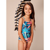 Cross Back Strap One-Piece Swimsuit, Turaco Palm - One Pieces - 4