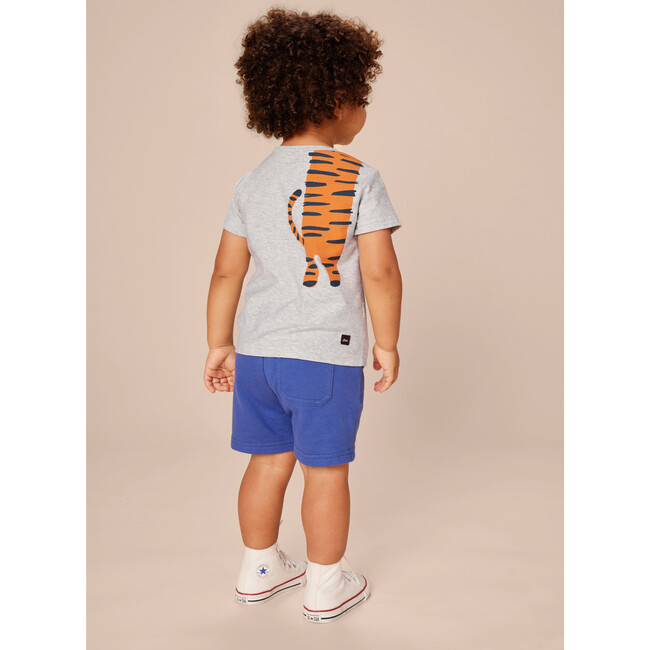 Baby Tiger Turn Graphic Tee, Light Grey Heather - T-Shirts - 5