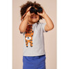 Baby Tiger Turn Graphic Tee, Light Grey Heather - T-Shirts - 6