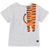 Baby Tiger Turn Graphic Tee, Light Grey Heather - T-Shirts - 7