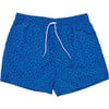 Mens Swim Trunk, Blue Ditsy Stars - Swim Trunks - 1 - thumbnail