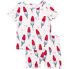 Kids Bamboo PJ Set, Rocket Pop - Pajamas - 1 - thumbnail