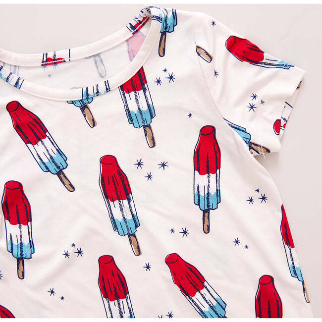 Kids Bamboo PJ Set, Rocket Pop - Pajamas - 3