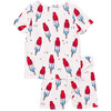 Kids Bamboo PJ Set, Rocket Pop - Pajamas - 6