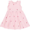 Girls Kelsey Dress, Pink Rocket Pop Embroidery - Dresses - 1 - thumbnail