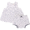 Baby Girls Jaipur Set, Cream Ditsy Stars - Mixed Apparel Set - 1 - thumbnail