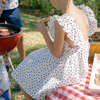 Girls Marceline Dress, Cream Ditsy Stars - Dresses - 5