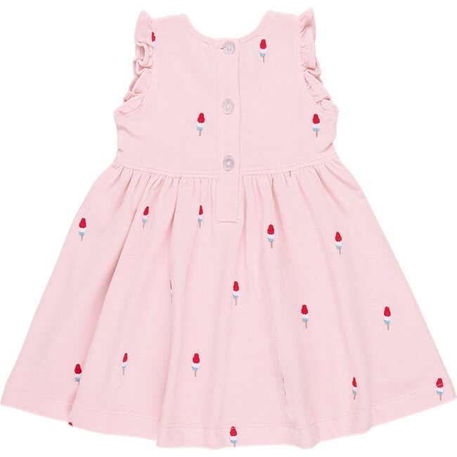 Girls Kelsey Dress, Pink Rocket Pop Embroidery - Dresses - 7