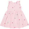 Girls Kelsey Dress, Pink Rocket Pop Embroidery - Dresses - 7