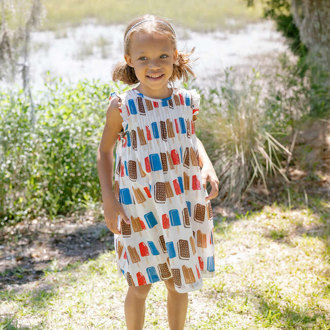 Girls Jaipur Dress, Popsicles - Dresses - 2