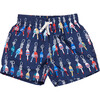 Boys Swim Trunk, Navy Buoys - Swim Trunks - 1 - thumbnail