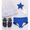 Girls Joy Tankini, Mixed Ditsy Stars - Two Pieces - 6