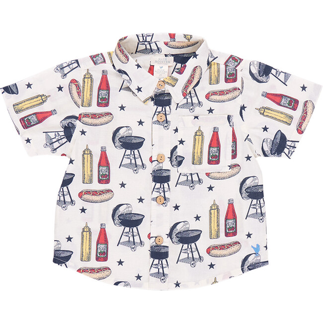 Boys Jack Shirt, Grilling Out