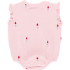 Baby Girls Phoebe Bubble, Pink Rocket Pop Embroidery - Onesies - 6