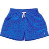 Baby Boys Swim Trunk, Blue Ditsy Stars - Swim Trunks - 1 - thumbnail