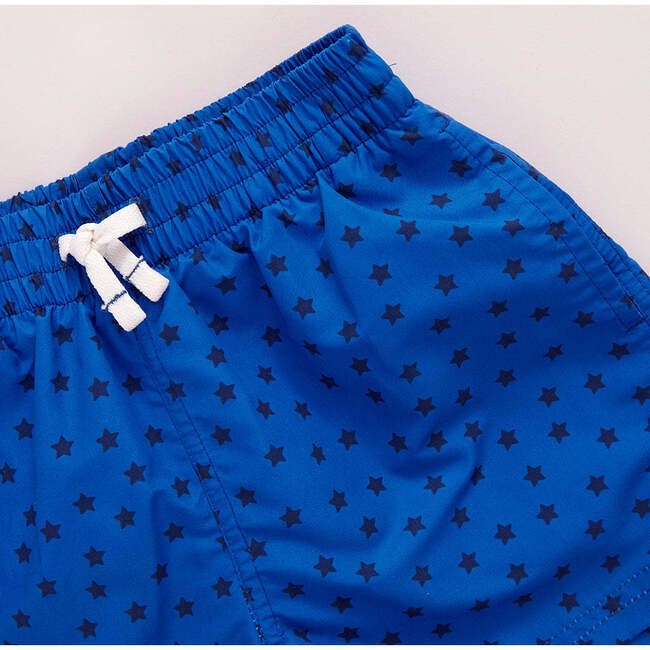 Baby Boys Swim Trunk, Blue Ditsy Stars - Swim Trunks - 2