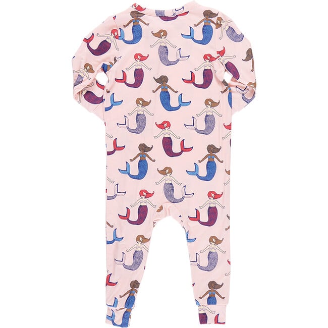 Baby Bamboo Romper, Mystical Mermaids - Rompers - 6