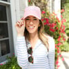 Customizable Bow Baseball Hat, Pink - Hats - 9