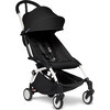 YOYO² Stroller Frame & Swap-Out Color Pack, White & Black - Single Strollers - 1 - thumbnail