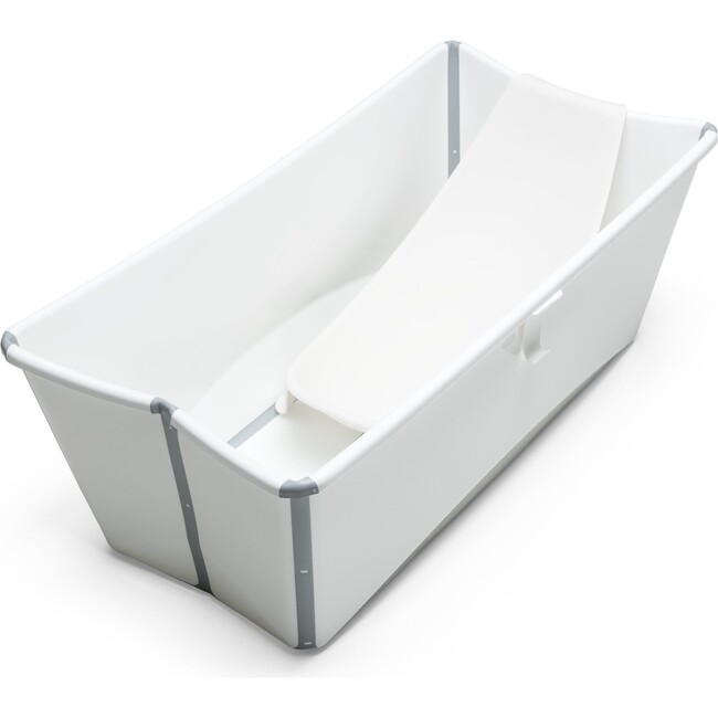 Stokke® Flexi Bath® Transparent Foldable Bundle, White