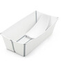 Stokke® Flexi Bath® X-Large Transparent Foldable Bundle, White - Tubs - 1 - thumbnail