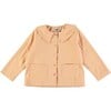 Jack Vintage Collar 2-Patch Pocket Jacket, Peach - Jackets - 1 - thumbnail